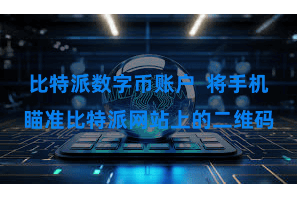 比特派数字币账户  将手机瞄准比特派网站上的二维码