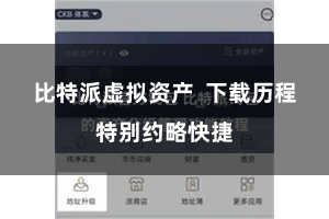 比特派虚拟资产  下载历程特别约略快捷