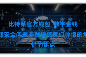 比特派官方钱包  数字金钱存储安全问题亦然投资者们怜惜的焦点