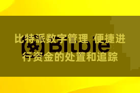 比特派数字管理  便捷进行资金的处置和追踪
